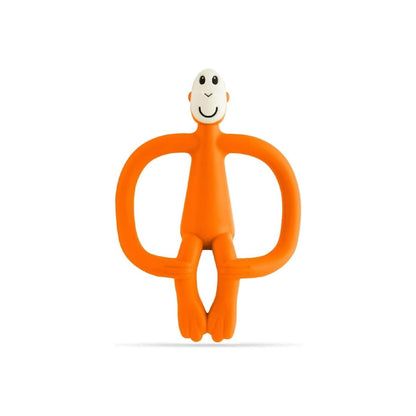 Matchstick Monkey | Monkey Teether | Teething Toy for Babies | Orange | Baby Toys 6 to 12 Months | Gently Massages Infants Gums | Different Textures to Sooth Baby Teething Pains | Dishwasher Suitable