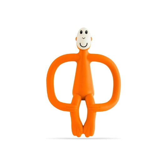 Matchstick Monkey | Monkey Teether | Teething Toy for Babies | Orange | Baby Toys 6 to 12 Months | Gently Massages Infants Gums | Different Textures to Sooth Baby Teething Pains | Dishwasher Suitable